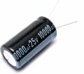 1 Piece Electrolytic Capacitors 10000uF 25V Capacitor 10000 uf - 25 Volt. 