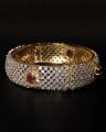 1k Gold Plated American Ruby Bangle. 