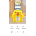 Fountain Model, Small Duck Shape Water Dispenser Toy Improve Self-Care Ability Funny Slow Water for Birthday(Dada Duck Drinking Fountain). 