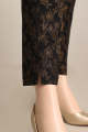 Saya Sticthed Cotton Jacquard Pants For Girls and Woman - Colour: Black - Design code: WBPJ-046. 