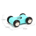 Car Model Pull-back Four Wheels Inertia Design Slide Wooden Car Model for Child. 