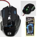 CZF RGB LED Optical USB Wired Gaming Mouse 6 Buttons 2400 DPI Adjustable. 