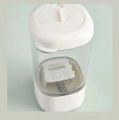 Glass Salt and Pepper Shakers with Press Button Lid,Salt Dispenser Spice Shaker,One Time Output 0.5g,Seasoning Shaker Spice Salt Paprika Pepper Powder (Multi-Color). 