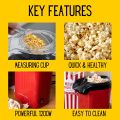 Popcorn Maker, Oil Free Popcorn Making Machine, Mini Electric Popcorn Maker, Hot Air Popcorn Popper, Portable Popcorn Maker Machine for Kids, 3 Minutes Popcorn Maker. 