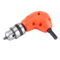 Right angle adapter right extension 90 degree electric drill mount 9.5mm round shank with handle. 