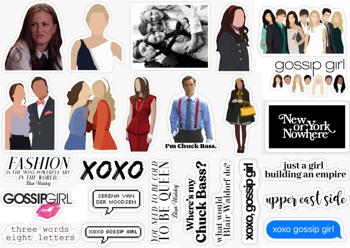 25pcs%20GOSSIP%20GIRL%20xoxo%20sticker%20pack%20of%202000s%20tv%20show%20for%20girls%20mean%20girls%20clueless%20cute%20aesthetic%20stickers%20pink%20-%20Image%206