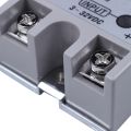 Single Phase Solid State Relay DC-DC SSR-40DD 40A DC3-32V DC5-60V White+Silver. 