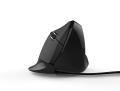 PORTTU 6D USB Wireled Vertical Ergonomic Optical Mouse, 800/1200 /1600DPI, 6 Buttons - Black ORIGINAL UK ZONE STOCK. 