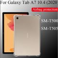 Samsung Galaxy Tab A7 2020 Shockproof Silicone Case For Samsung Galaxy Tab A7 2020  SM T500 / T505 T507 Cover Clear Airbag Anti-knock Silicon Case. 