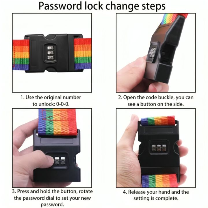 Travel%20Luggage%20Strap%20Adjustable%20Luggage%20Strap%20With%20Safety%203%20Digits%20Password%20Number%20Lock%20Rainbow%20Color%20Belt%20Strap%20Lock%20-%20Image%204