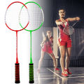 Yoomee 1 Pair Badminton Racket High Elastic Sponge Grip Badminton Racquet Bag Indoor Outdoor Sports badminton Set. 