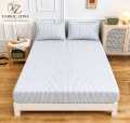 Jersey Fitted Bed Sheet With Pillow Covers. 