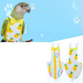 2Pcs Bird Diaper Reusable Washable Parrot Nappies Clothes Flight Suit Dress for Parakeet Cockatiel African Macaw. 