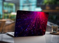 String light digital wallpaper, red fiber optic lights Laptop Notebook Skin Sticker Cover Art Laptop Skin Fits 13.3" 14" 15.6" 16". 