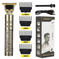 T9 Vintage Trimmer | Retro Metal Body Zero-Gap Detailing Tool For Men T9 Clipper Shaver. 