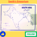 Map of World , Pakistan and Islamic Countries including Outline Map. 
