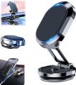 Magnetic Phone Holder for Car, Heat Resistant Super Sticker 360° Rotation Foldable Phone Cradle Strong Magnet Car Mount for Dashboard Screens All Smartphones Magnetic Car Phone Mount. 