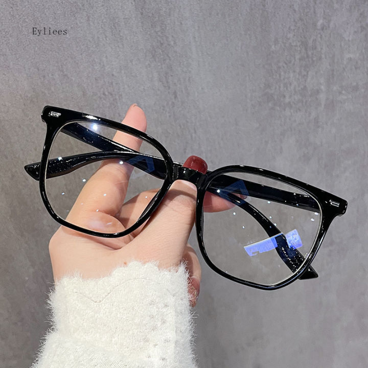 Computer goggles new square metal mijia anti-blue light glasses women's light reading mobile phone