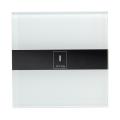 EU AC90-250V 10A Tempered Glass Smart Home Touch Sensor Switch Panel 1 Gang. 
