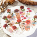 RHS Online 30PCS Unheard Of Flower Name Series Waterproof PET Stickers Album Diary Journal Decorative Crafts Scrapbooking DIY Sticker. 