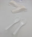 PLASTIC SOUP SPOONS IN WHITE COLOR PACK OF 30 SPOONS. 