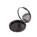 Reusable Empty Single Black Circular Highlight Box Blush Shadow Powder Box With Mirror Aluminum Pan Inside Diameter 59mm. 