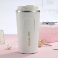 Coffee & Tea Travel Mug, Temperature Display Indicator, Thermos Mug with straw, Hot & Cold Stainless Steel double insulated Sipper, portable cup,.... 
