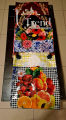 Transparent Printed acrylic table sheet – Dastarkhwan Sheet  Fruit Designs PVC Transparent Tablecloths- 36 x 60 inches. 