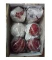 Pack of 6 Balls - Cricket Ball - Red Hardball 4 Piece. 