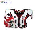 Football Pendant Realistic American Football Shoulder Pads. 