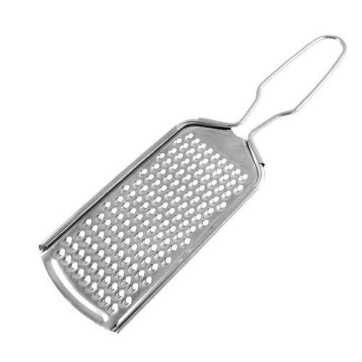 cheese grater - stainless steel cheese garlic grater - kadukash - silver color