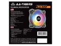AATIGERS AA-222  DUAL SIDE ILLUMINA LED FAN RGB FOR GAMING PC. 