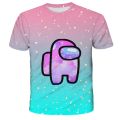 Children Among Us Impostor T Shirt Cartoon Baby Kids Boys Girls Children Cartoon Short Sleeve Summer Clothing Among Us Print Tee. 