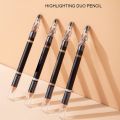 Eye Brightener Stick Highlighter Eyebrow Concealer Duo Pencil Crayon Makeup Shimmer for Highlighting Inner Corner. 