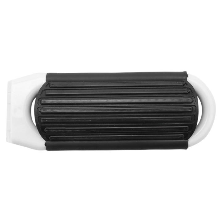 Travel Folding Hair Brush With Mirror Compact Pocket Size Comb-White