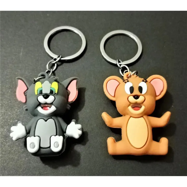 Pack Of 2 New Entertaining Tom And Jerry Keychain Cute Latest Best ...