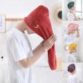 Hair Dryer Cap Towel, Hair Wrap Towel, Bath Cap, Shower Turban, Quick Dryer Towel for Long Short Curly and Straight Hair, Turbie Twist Hair Wrap Towel, Water Absorbent Terry Head Hat. 