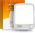 InnoBeta 10000 Lux Desk Lamp with Wake Up Light Alarm Clock, Sunlight Daylight Lamp w. 