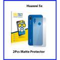 Honor 5X Back Matte Protector Soft Skin Sheet Soft Film Protection For Honor 5X - 2Pcs. 