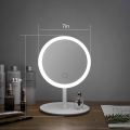 Makeup Mirror Stand With Led LightWhite LED Daylight Vanity Mirror Detachable/Storage Base 3 Modes Mirror With Light Gift USB Cable. 