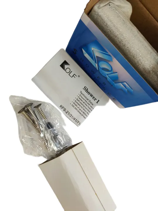 KOLF%20Orignal%20Germany%2090%C2%B0%20Matt%20Finish%20Wall%20to%20Glass%20Shower%20Door%20Hinge%20black%20powder%20coated%208mm%20-%2012mm%20-%20Image%202