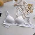 Raw wrap chest to prevent the light new sweet underwear less Japanese new products Xiaoqing female school girls high school gathering bra. 