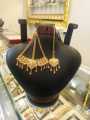 Jhumar with tikka bindiya same as gold bridal set. 