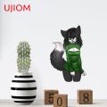 UJIOM for Furry Big Tits Wolf Female Wall Stickers Bedroom Waterproof Decals Living Room Trunk Wardrobe Bathroom Stickers. 