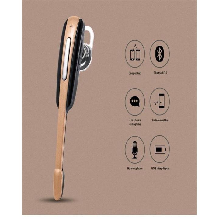 Wireless Bluetooth V4.0 Headset Headphone Hands-Free Stereo In-Ear Earphone Music Build In Mic For iPhone Smartphone