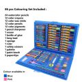 86pcs Kids Drawing And Color Art Set Painting Pen Colour Pencils With Case. 