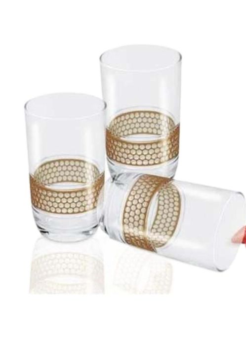 Drinking glass set 6 pcs glasses drinking beautiful design