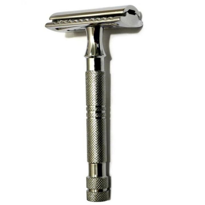 Safety Razor Without Bladess - Silver | Daraz.pk