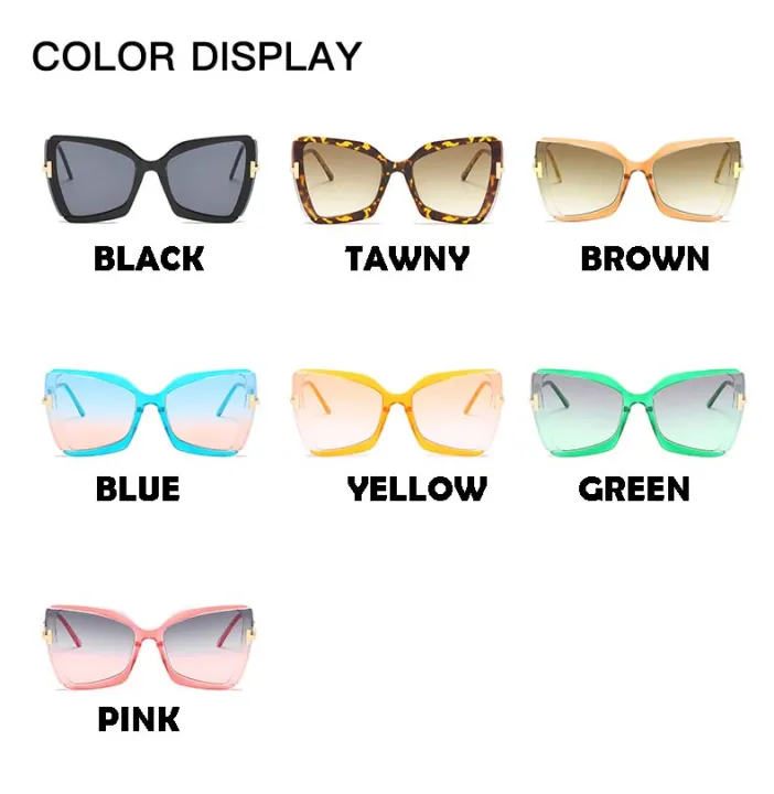 Ladies%20Fashion%20Oversized%20Metal%20Sunglasses%20Elegant%20Casual%20Trend%20Party%20Travel%20Frame%20Women%20-%20Image%204