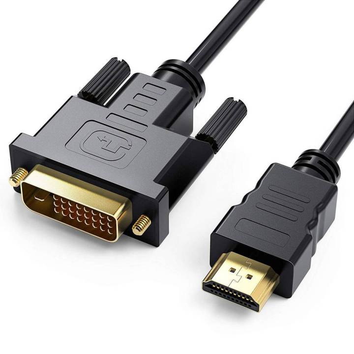 HDMI to DVI Cable, TechRise 1-Meter Glod-Plated High Speed Bi